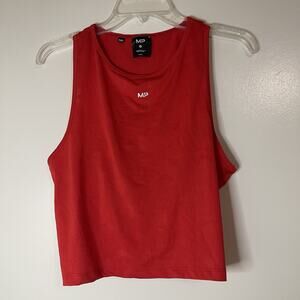 MP red camo workout tank top size medium